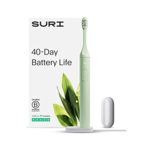 SURI Electric Toothbrush—Sustainable Electric Toothbrushes Adults, for Women & Gifts for Men