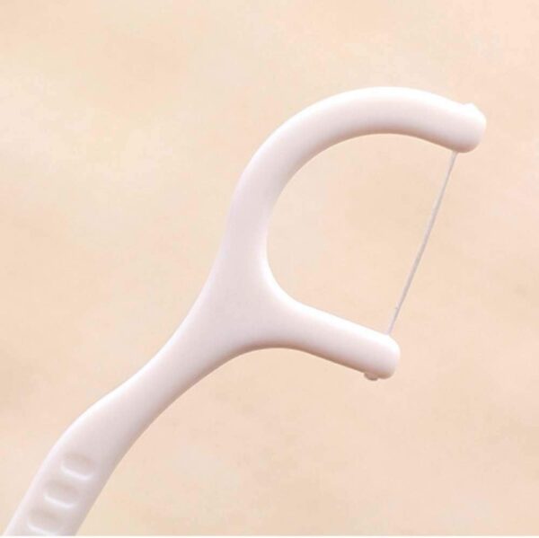 HouChanges Floss Sticks Dental Floss Picks Complete Clean,2 in 1 Dental Toothpick Polyethylene Resistant Dental, Cardamom（30Pcs） - Image 5