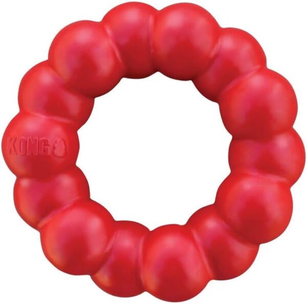 KONG - Ring - Durable Rubber Dog Chew Toy - For Medium/Large Dogs - Image 2