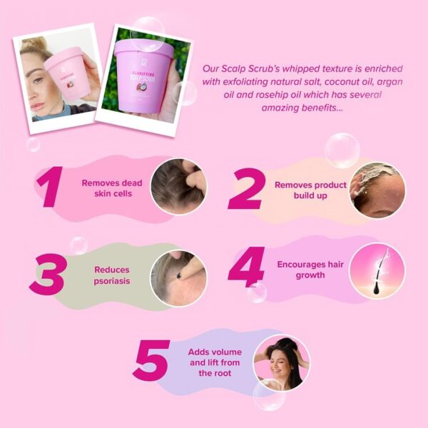 Give Me Clarifying Scalp Scrub - Hair Care Scalp Scrubber, Scalp Exfoliator Scrub, Dandruff Scalp Treatment - Image 4