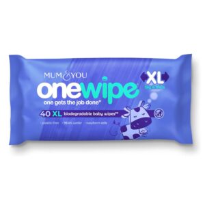 Mum & You Onewipe Baby Wipes Multipack, 100% Biodegradable Wet Wipes (10 Packs)