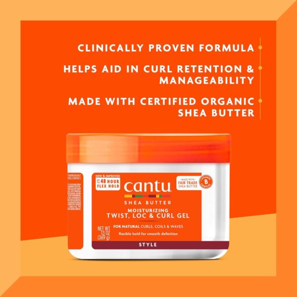 Cantu Moisturizing Twist & Lock Gel 370g - Image 3