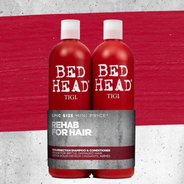Bedhead by TIGI | Resurrection Shampoo and Conditioner Set,  2 x 750ml - Image 2