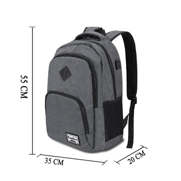 YAMTION Backpack 17.3 Inch Waterproof Business Backpack with USB Charging for University | School - Image 2